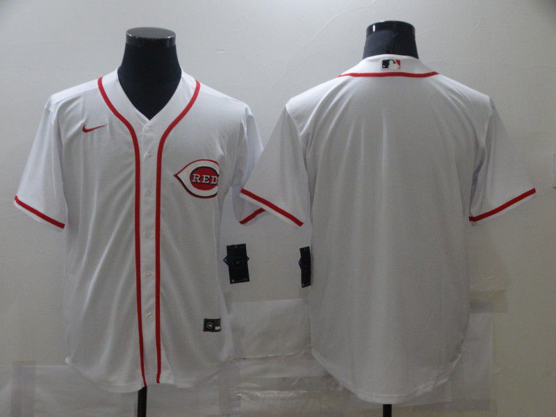 Men Cincinnati Reds Blank White Game 2021 Nike MLB Jersey